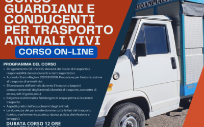 Corso Guardiani e Conducenti per il Trasporto di Animali Vivi